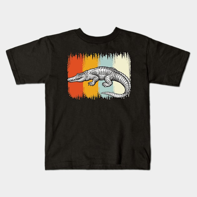 Alligator Reptile Crocodile Kids T-Shirt by shirtsyoulike